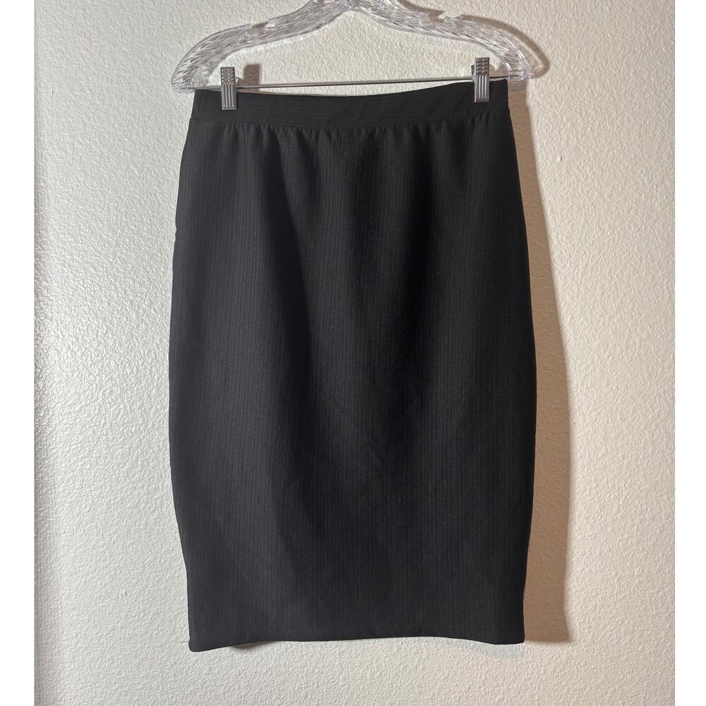 Nicki Minaj Women's Size XL Black Curvy Pull-On Stretch Bodycon Skirt